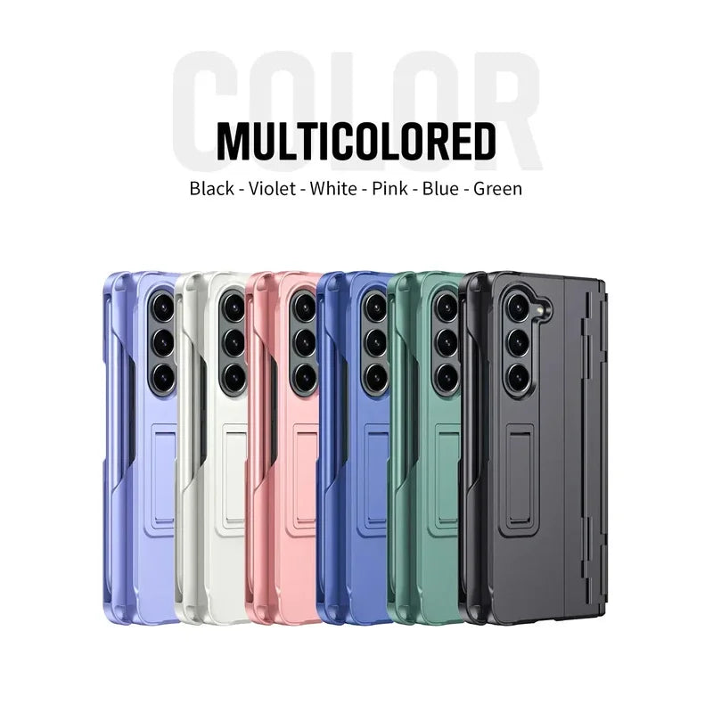 Folding Case with Pen and Hinge Guard