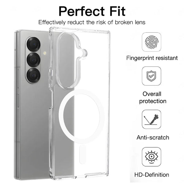 Magnetic Clear Shockproof Case