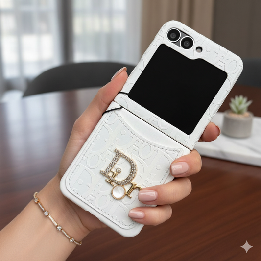 CharmPocket Monogram Wallet Case